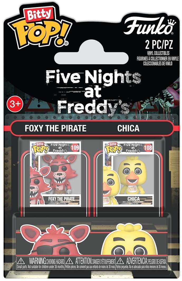 BITTY POP FNAF 2 PACK FOXY & CHICA