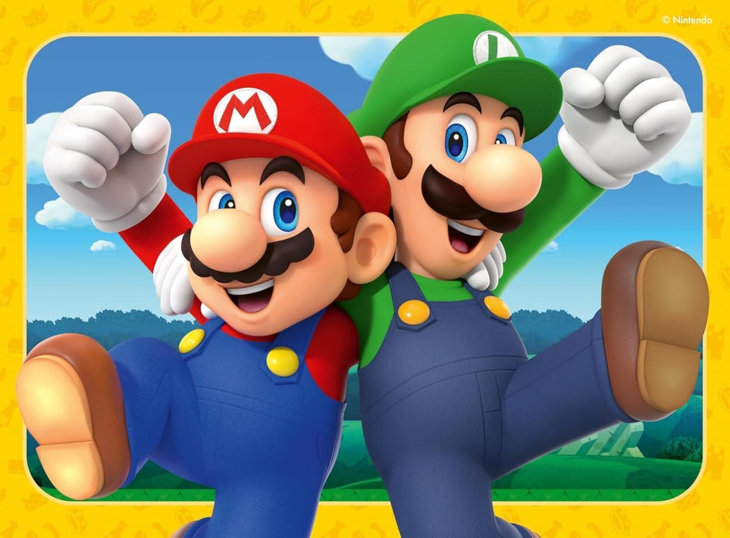 Ravensburger - Puzzles Super Mario 4 Pack | Puzzle Bambini 3 Anni In Su | Regalo Bimba 3 Anni In Su 72 Pezzi | Puzzle Bambini 19 X 14 Cm | Puzzles Ravensburger
