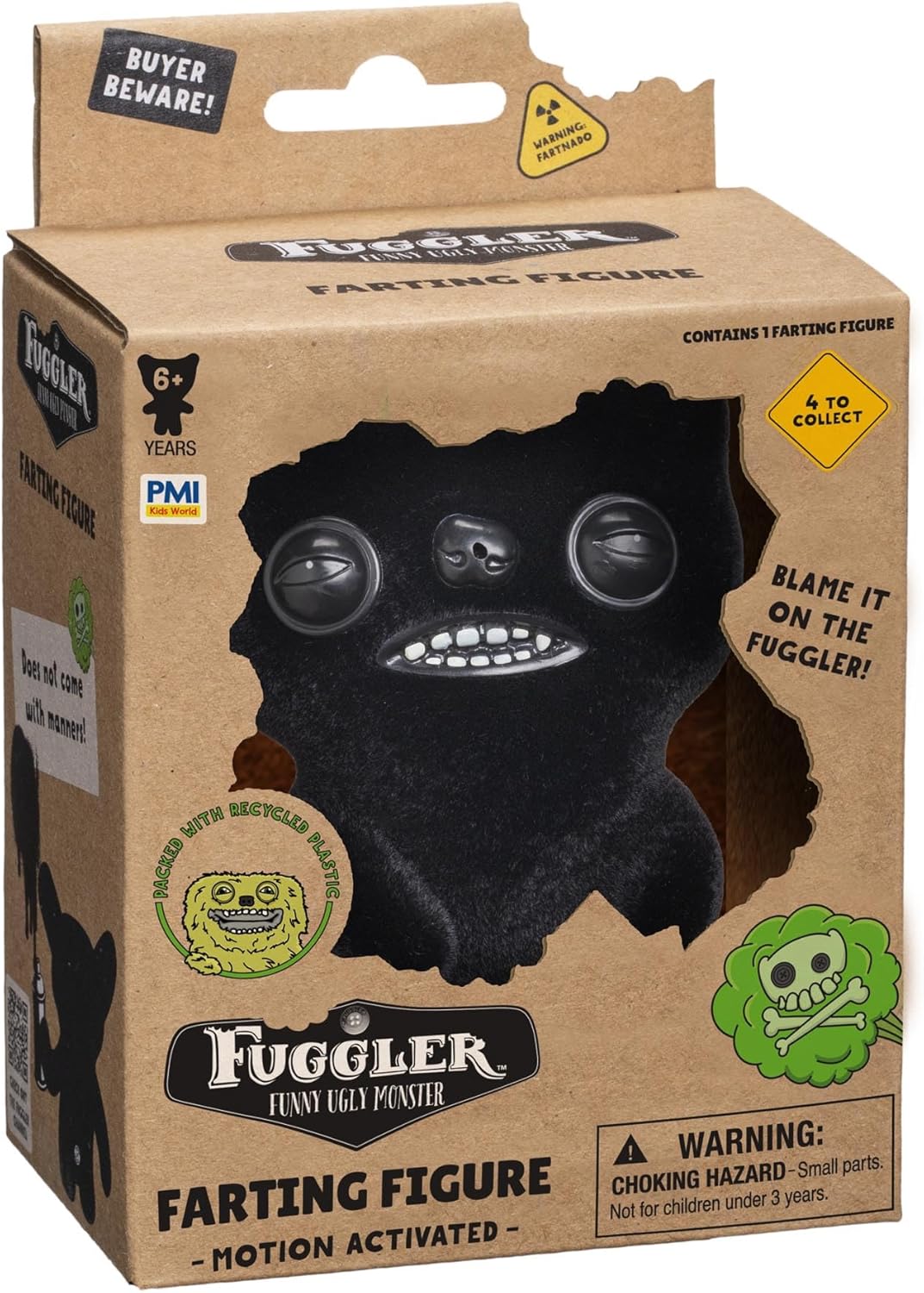 Fugglers Farting Figure 1 Pack Munch Black