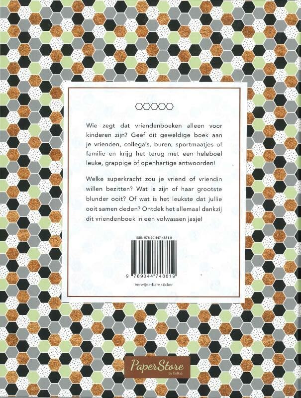 Het geweldige vriendenboek voor volwassenen