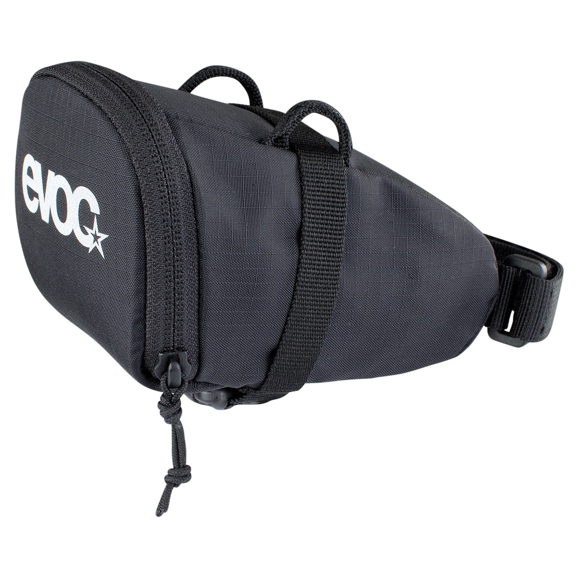 EVOC SEAT BAG Satteltasche Fahrradtasche Rahmen für mehr Stauraum an der Sattelstütze (extrem leicht, schnelle Montage dank Schnallen, reflektierendes Logo)