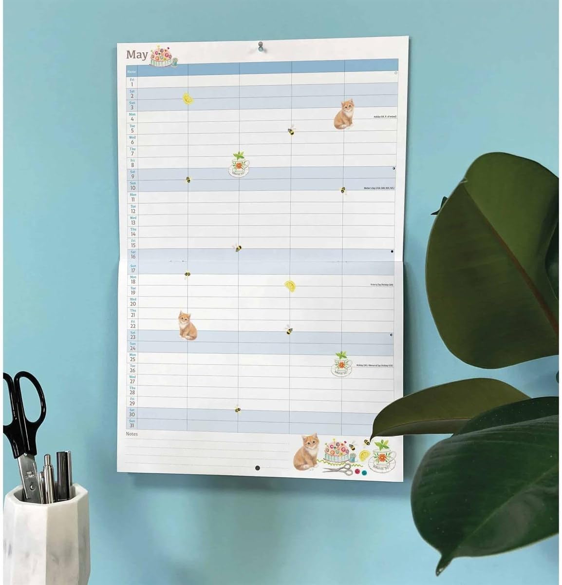 Carousel Worldwide, Life in the Kitchen 2026 A4 Wall Calendar Planner
