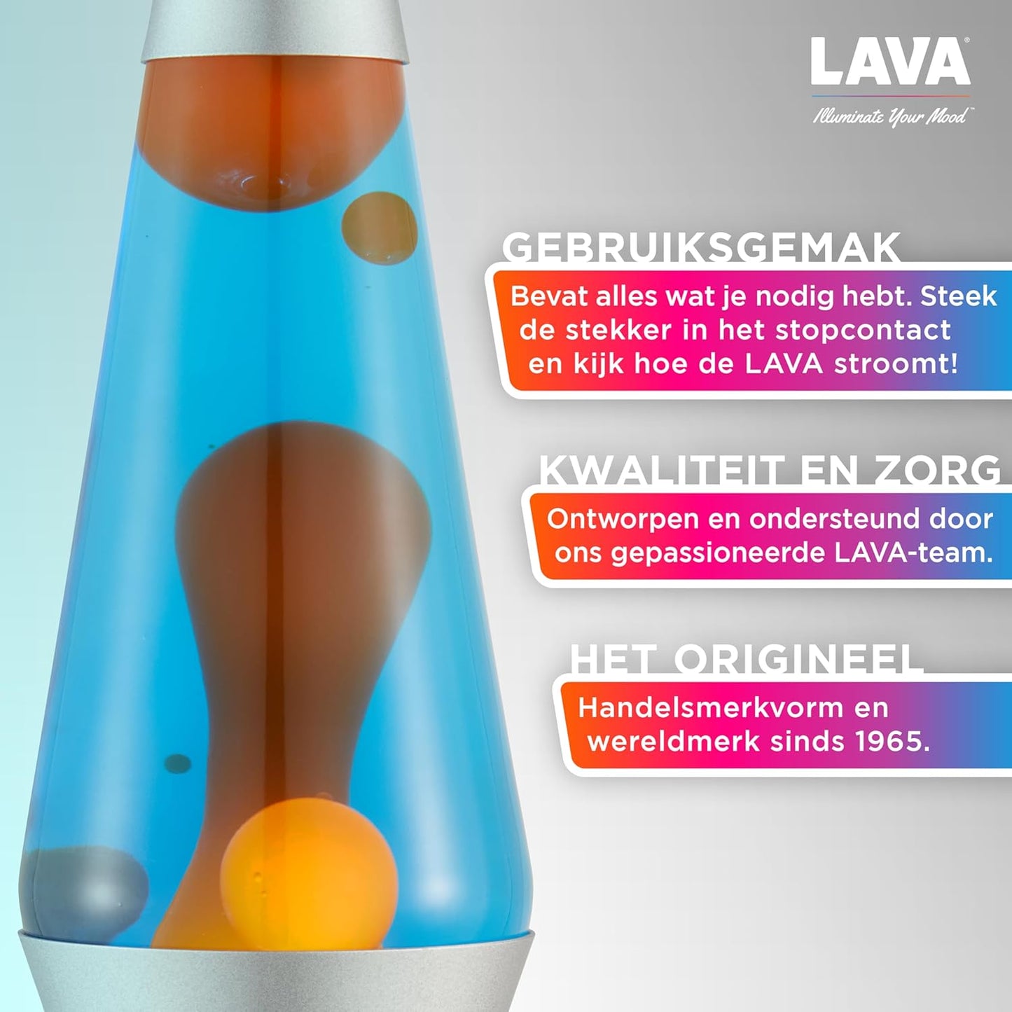 Lavazza - Lamp Classic - Orange/Blue - 37 Cm