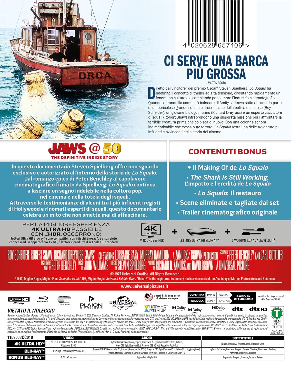 Jaws (Lo Squalo) 50° Anniversario