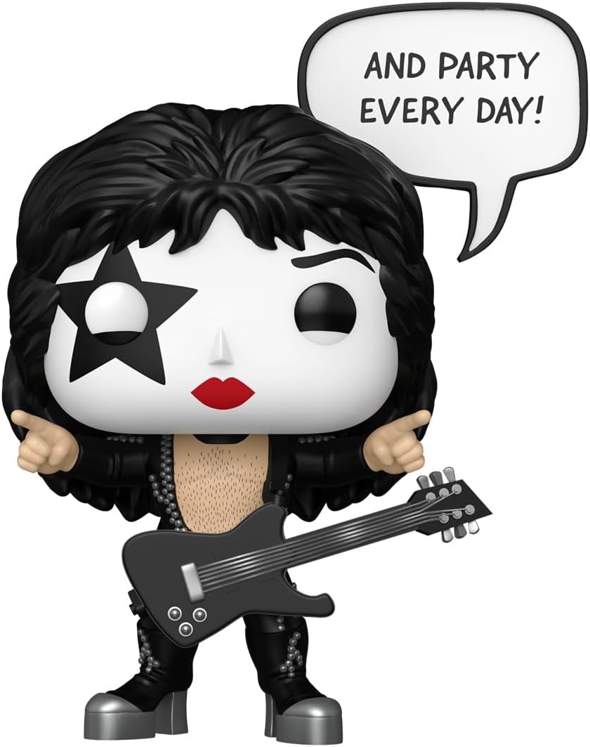 Funko Pop! Sayings: the Starchild - (R&R All Night) - KISS - Collectable Vinyl Figure - Gift Idea - Official Merchandise - Toys for Kids & Adults - Music Fans - Model Figure for Collectors