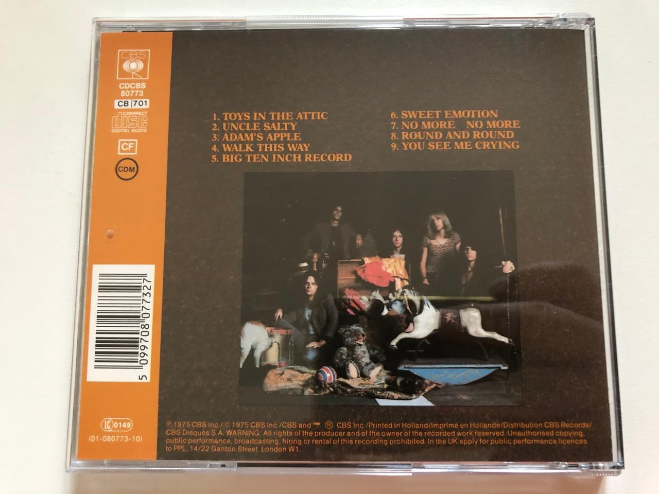 Toys in the Attic CD