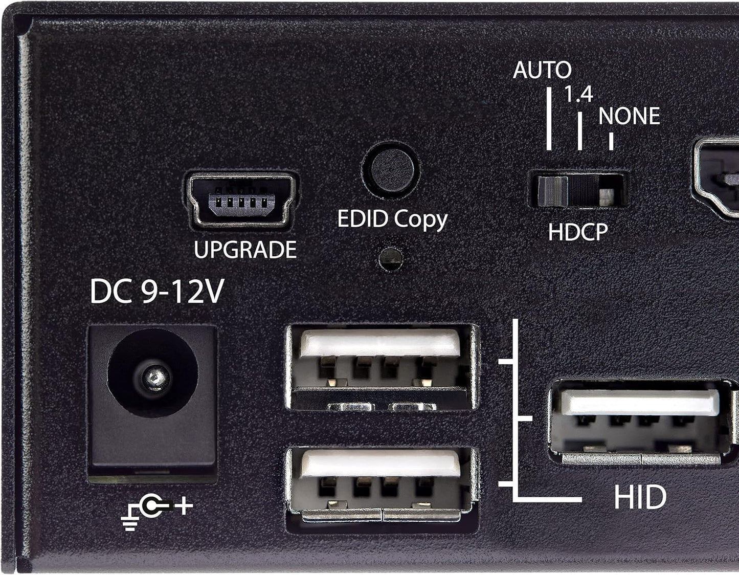 StarTech.com 2 Port HDMI KVM Switch - Single Monitor 4K 60Hz Ultra HD HDR - Desktop HDMI 2.0 KVM Switch with 2 Port USB 3.0 Hub (5Gbps) and 4x USB 2.0 HID, Audio - Hotkey Switching - TAA(SV231HU34K6
