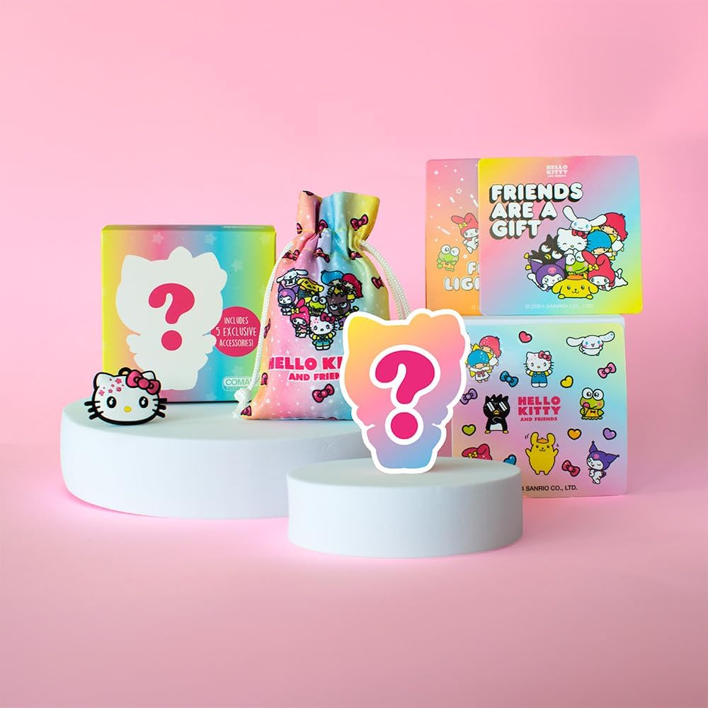 Comansi Mystery Collectable Figure with 5 Exclusive Hello Kitty and Friends Accessories