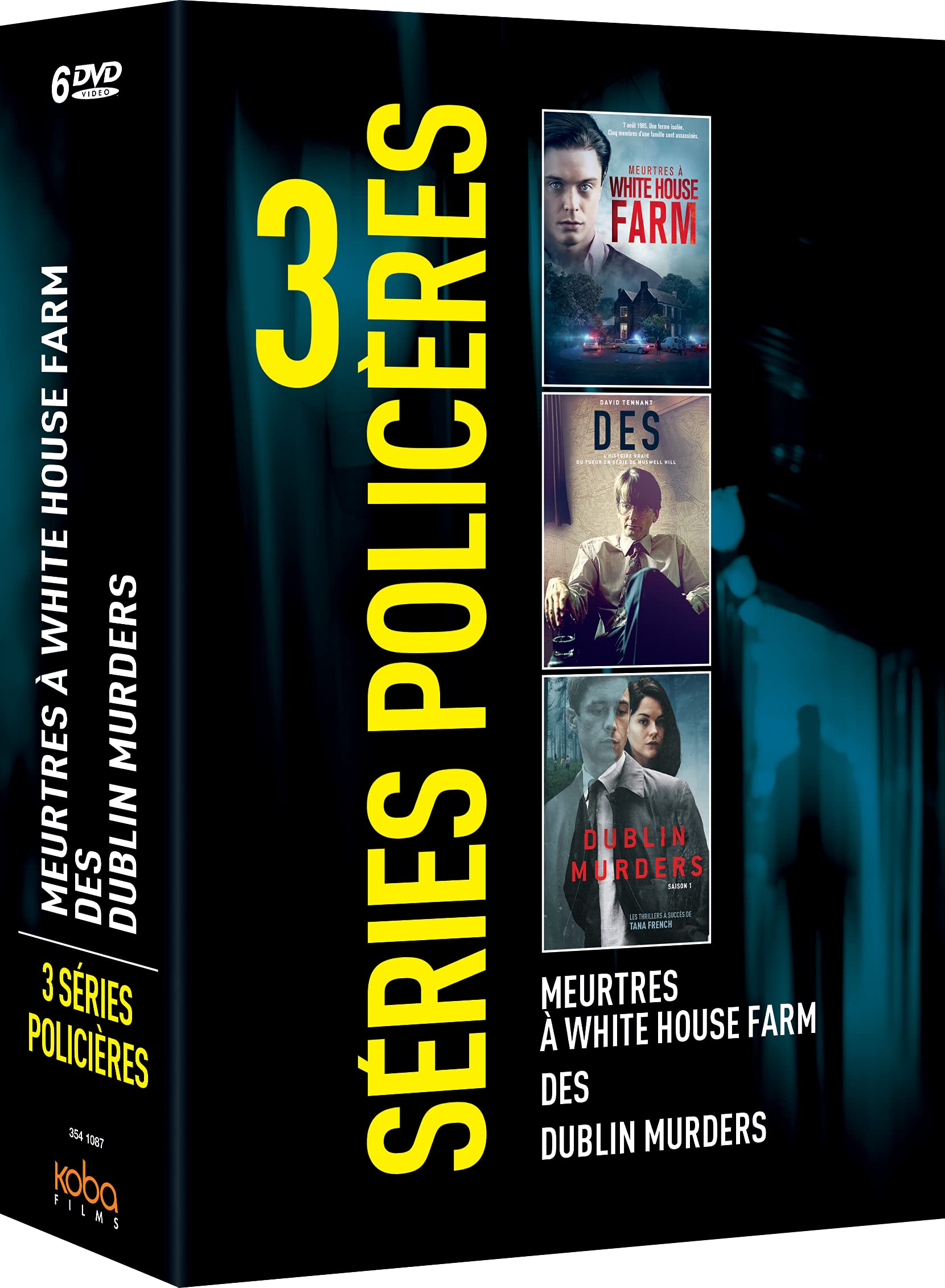 Coffret 3 SÉRIES POLICIÈRES (Dublin Murders+Meurtres à White House Farm+Des)