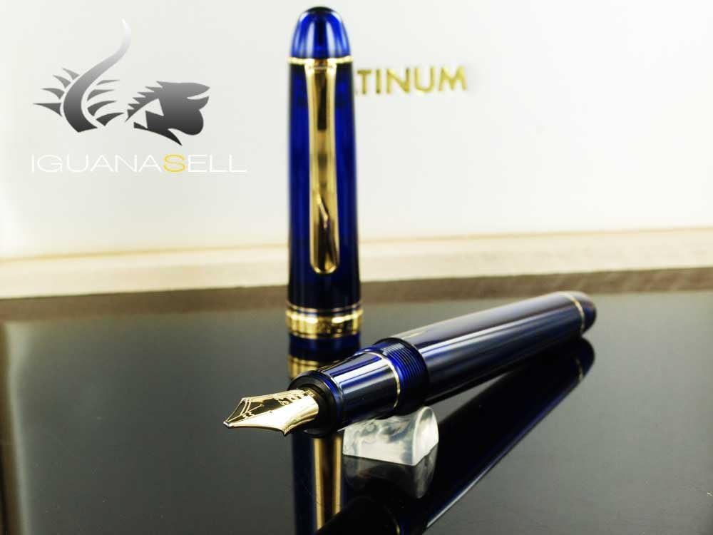 Platinum Fountain Pen, Century Music Chartres Blue, PNBM-20000-51