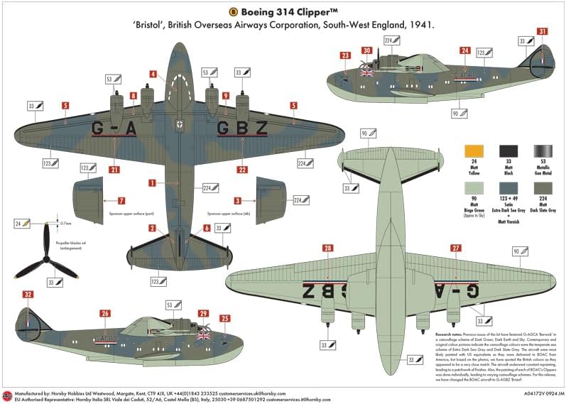 Airfix - 1/144 Boeing Clipper - Plastic Modelbouw - Schaal: 1:144