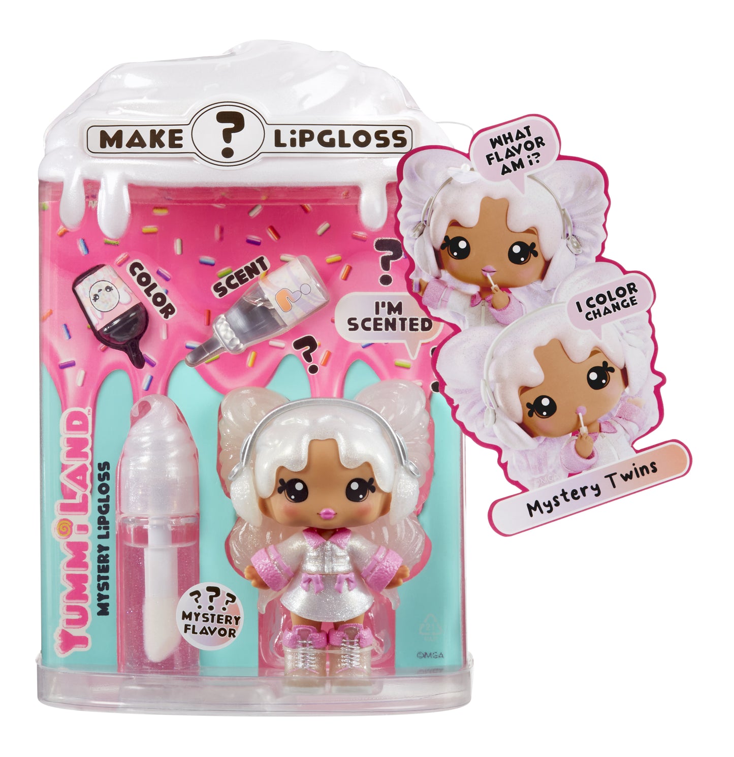 MGA Entertainment Yummiland Lip Gloss Doll Series 2- Mystery Chase 2 (Neopolitan/Avery Ice Cream)