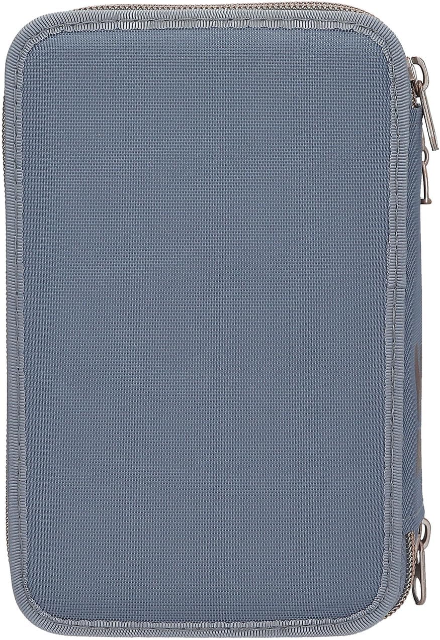 Miss Melody - Triple Pencil Case With 3D Effect - Smoky Blue
