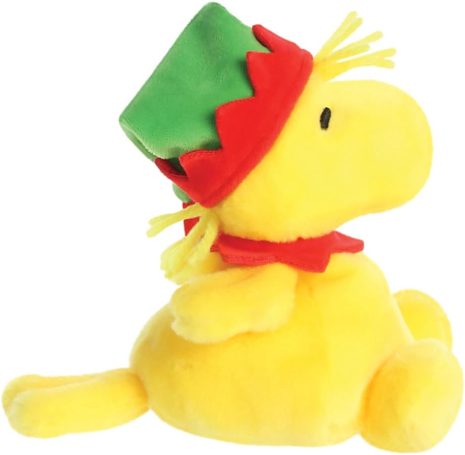 AURORA, 40523, Peanuts Palm Pals Elf Woodstock 5In, Soft Toy, Yellow