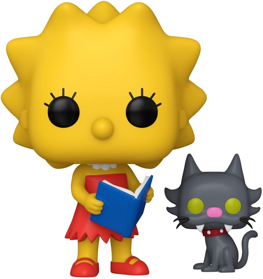 Funko Pop! & Buddy: Simpsons 1- Lisa Simpson & SB - The Simpsons - Vinyl-Sammelfigur - Geschenkidee - Offizielle Handelswaren - Spielzeug Für Kinder und Erwachsene - TV Fans