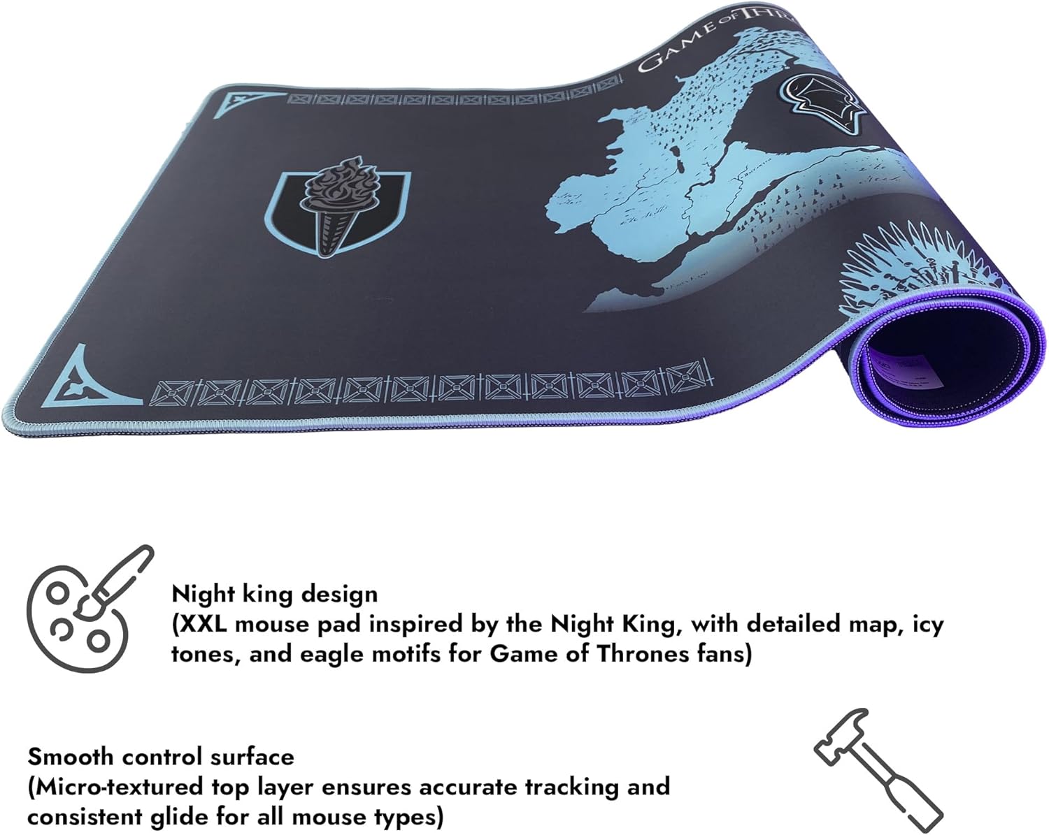 GOT NIGHT KING MOUSEPAD XXL