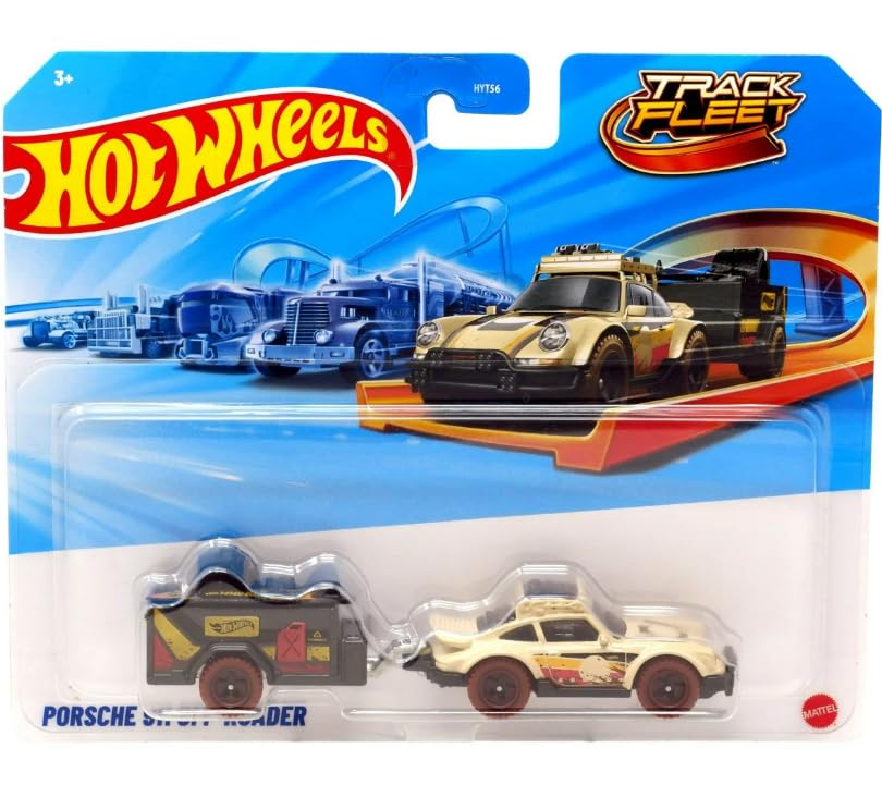 Hot Wheels Track Fleet, Porsche 911 Off-Roader 1:64 Scale Diecast Car