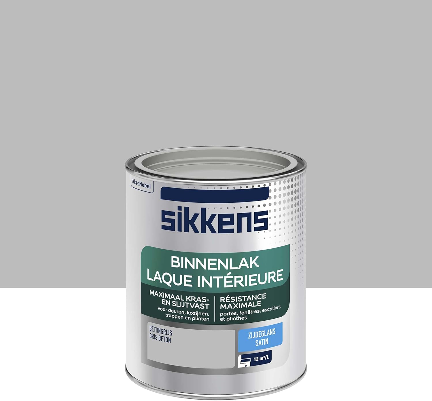Sikkens Binnenlak - Zijdeglans - Betongrijs - 0.75L