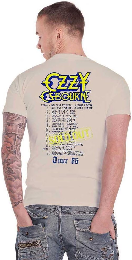 Rock Off officially licensed products Ozzy Osbourne The Ultimate Sin Tour 86 T Shirt