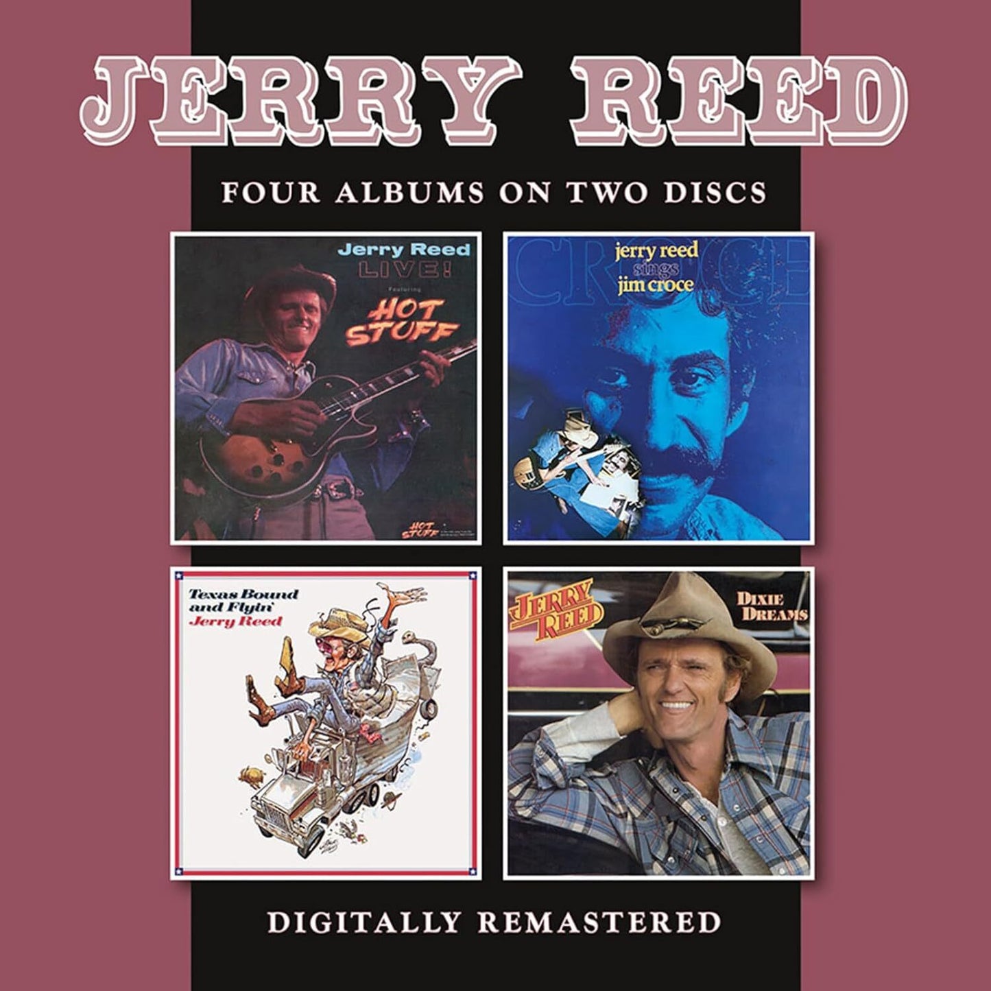 Live!/Sings Jim Croce/Texas Bound & Flyin'/Dixie Dreams: Four Albums On Two Discs