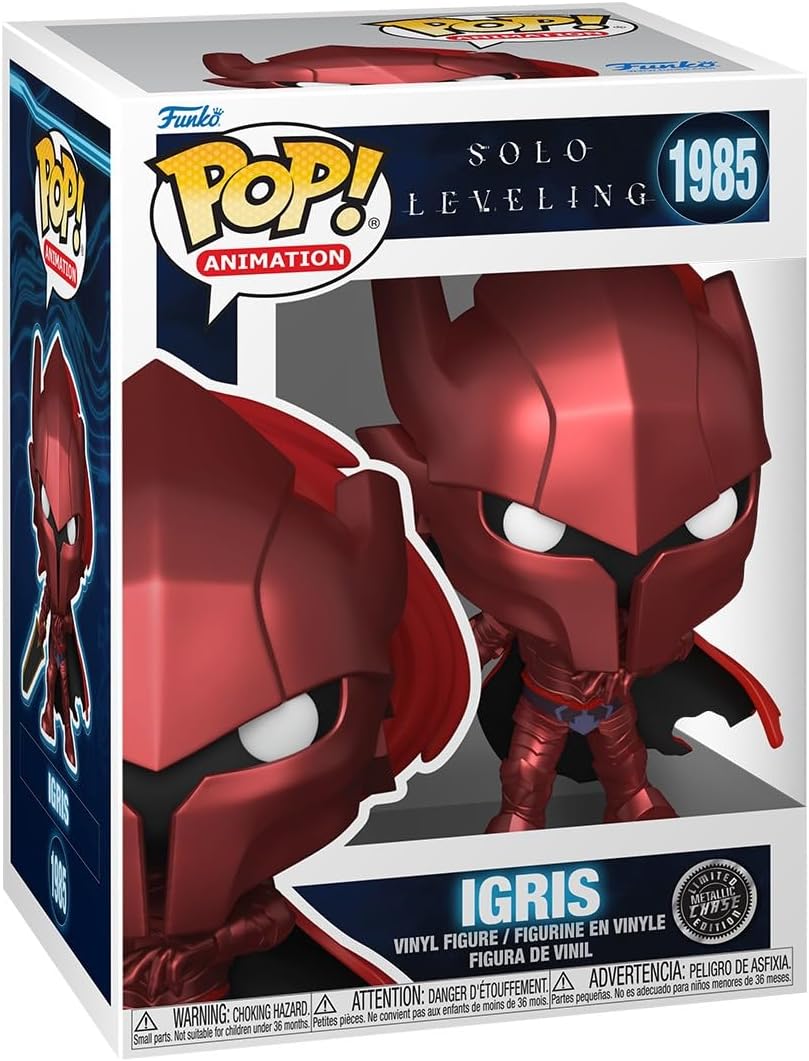 Funko Pop! Animation: Solo Leveling - Igirs - Igris - 1/6 Odds for Rare Chase Variant - Collectable Vinyl Figure - Gift Idea - Official Merchandise - Toys for Kids & Adults - Anime Fans
