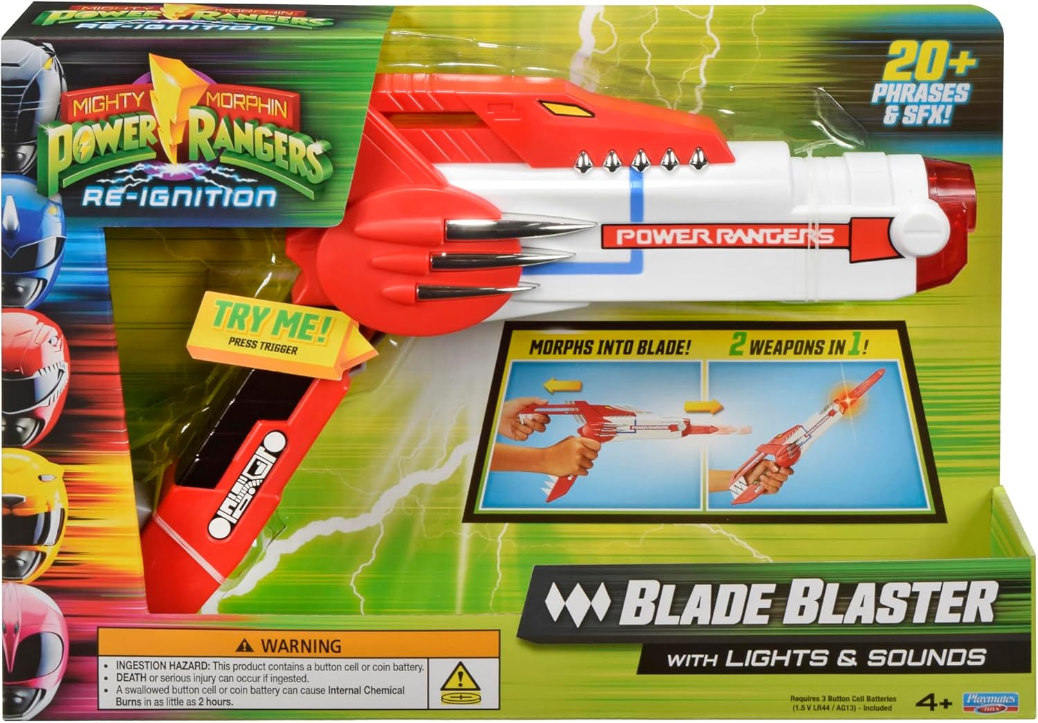 MMPR BLADE BLASTER WITH LIGHTS & SOUNDS