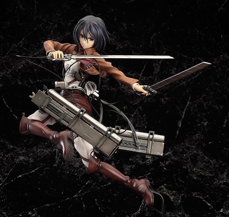 Attack on Titan Mikasa Ackerman, 1/8 Scale, Plastic, Pre-painted Complete Figure for Resale