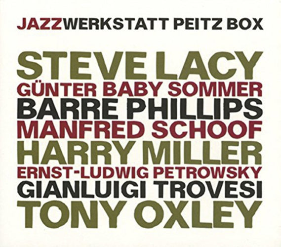 Jazzwerkstatt Peitz Box - Volume 1