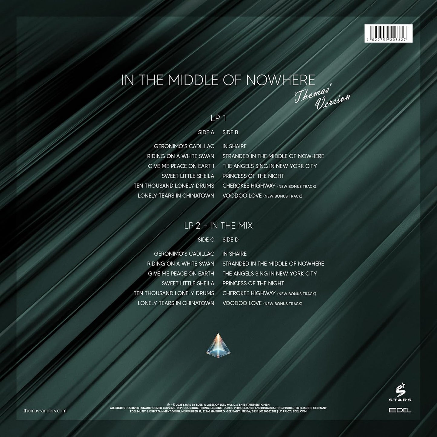 …sings Modern Talking: In the Middle of Nowhere (2LP