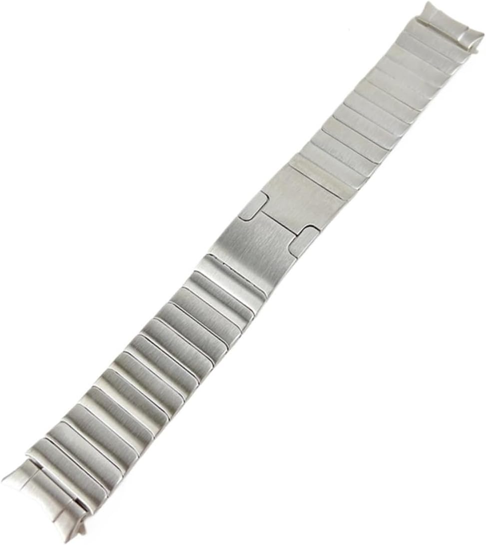 Crescent Moon Metal Stainless Steel Band Fit Samsung Galaxy Watch 6