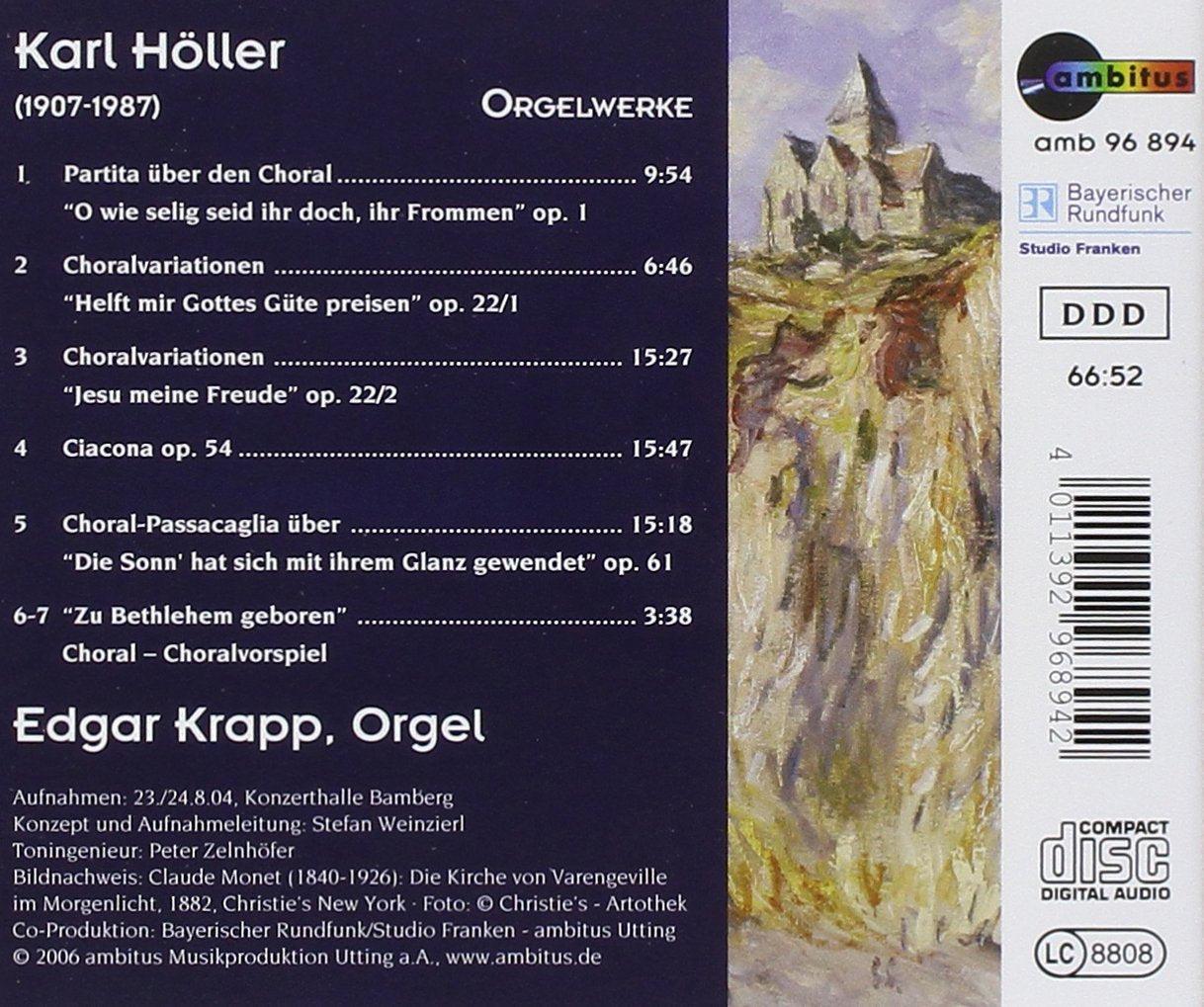 Höller:Orgelwerke Vol.1