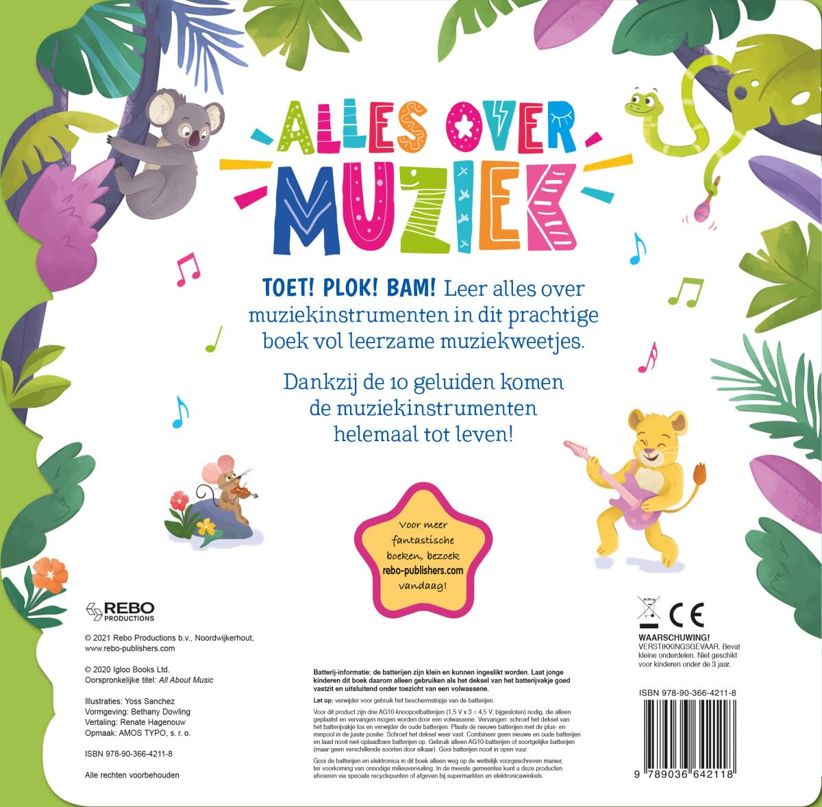 Rebo Publishers - Geluidenboek Alles over Muziek