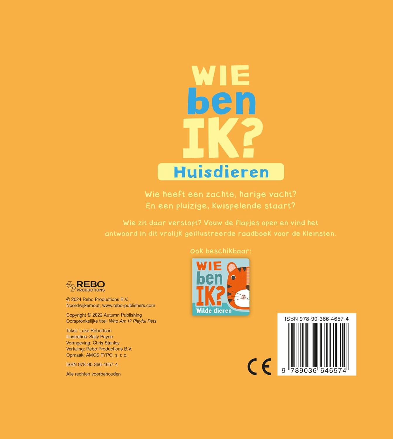 Rebo Publishers - Wie Ben Ik? Huisdieren