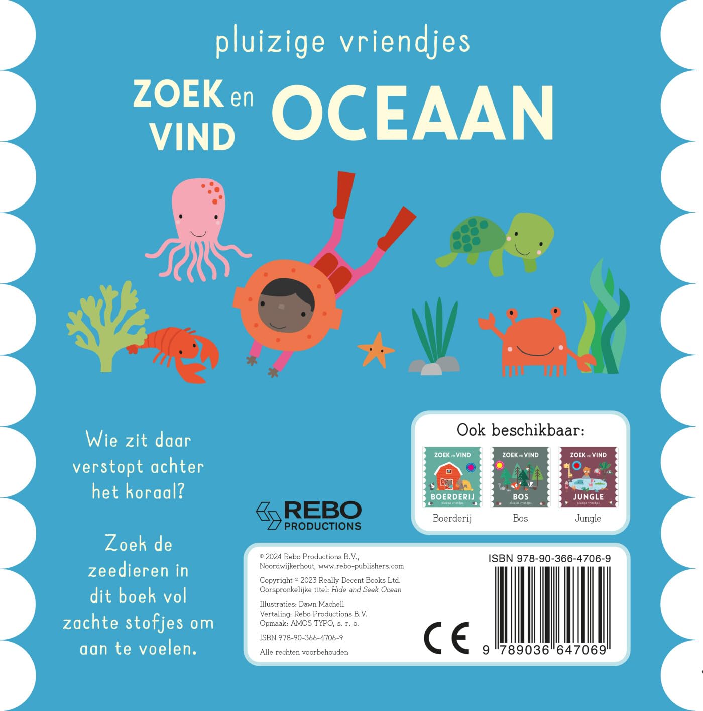 Rebo Publishers - Zoek en Vind - Oceaan Pluizige Vriendjes