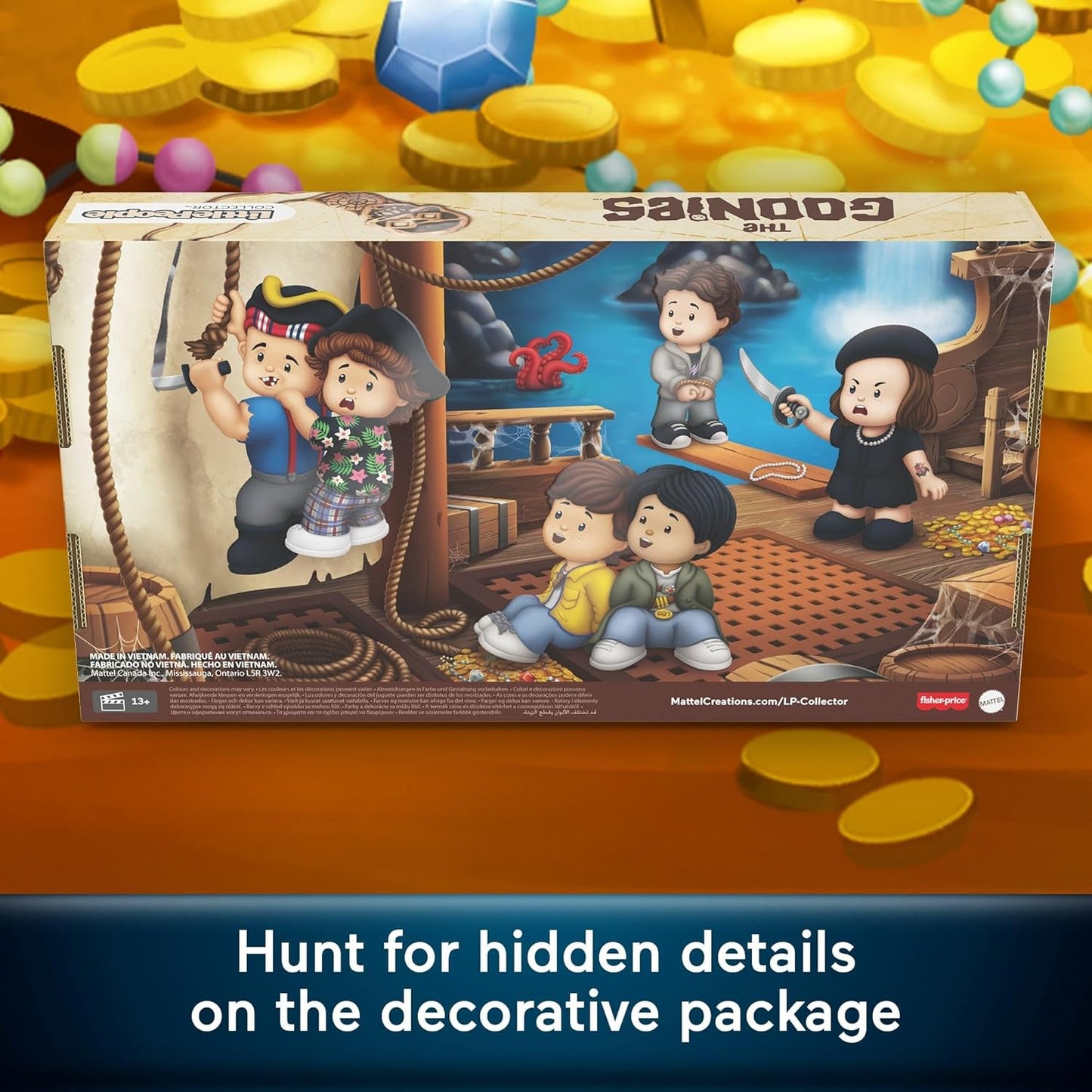 Little People Collector The Goonies Special Edition Set for Movie Fans, 5 Figures in a Display Package