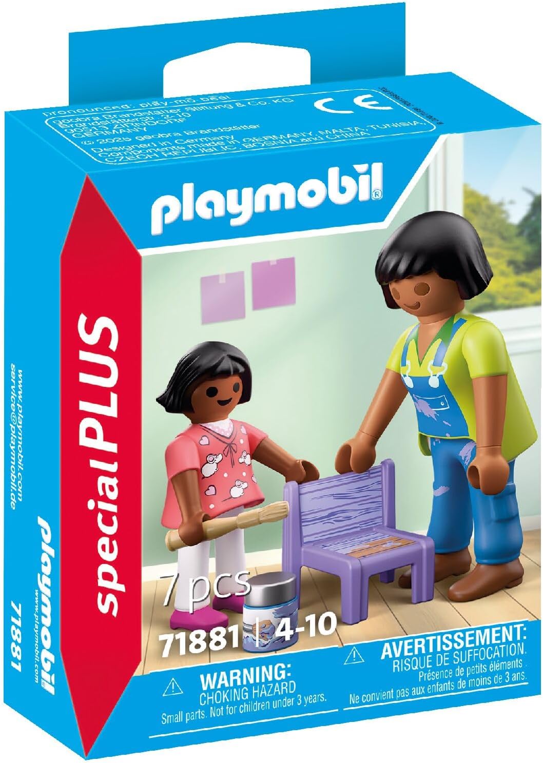 Playmobil Special Plus 71881 Children’s Special Makeup – Kids’ Face‑Painting Playset with Figure, Makeup Table & Accessories, Ages 4+