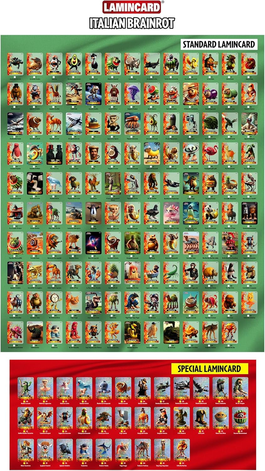 ITALIAN BRAINROT TRADING CARDS