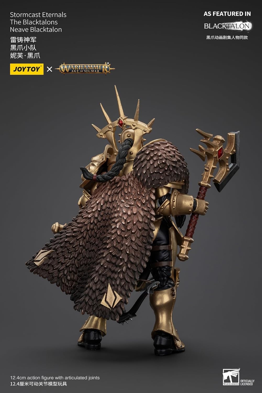Warhammer Age of Sigmar Stormcast Eternals The Blacktalons Neave Blacktalon 1:18 Scale Action Figure