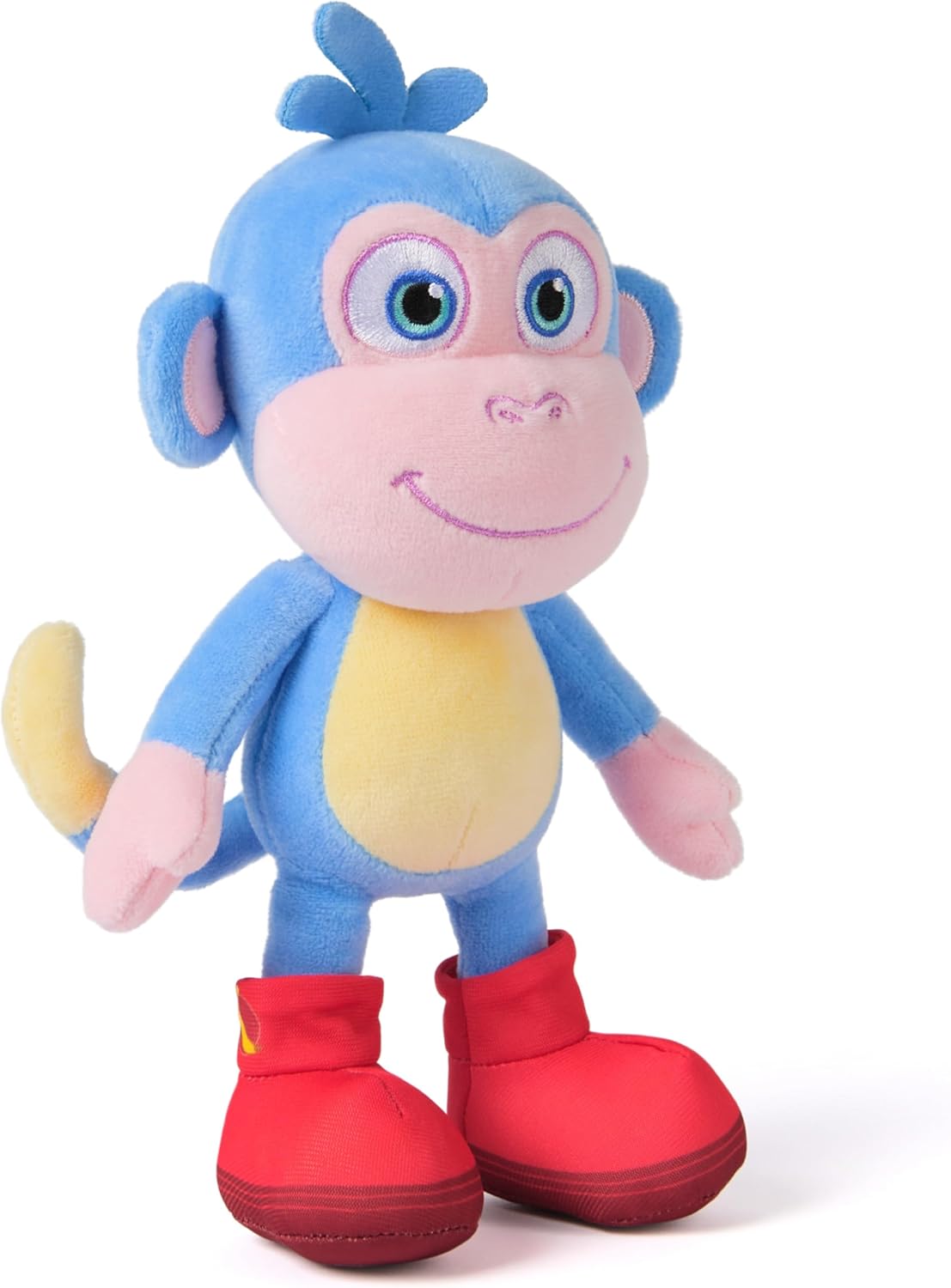 Dora Official Boots Plush Doll, Educational Toys, Plush Toys, Stuffed Monkey for Ages 3 and Up, 8”