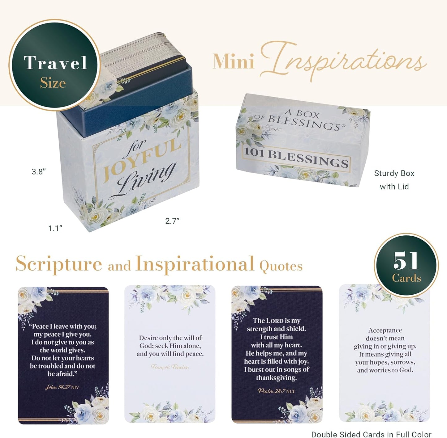 A Box of Blessings for Joyful Living, Scripture Cards