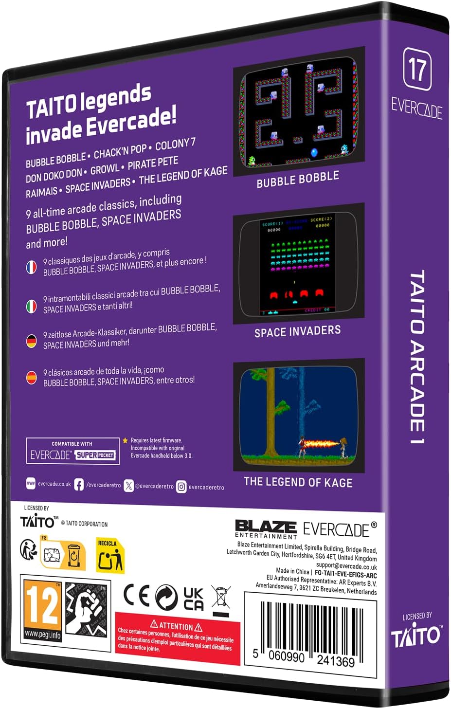 Blaze Evercade Taito Arcade 1
