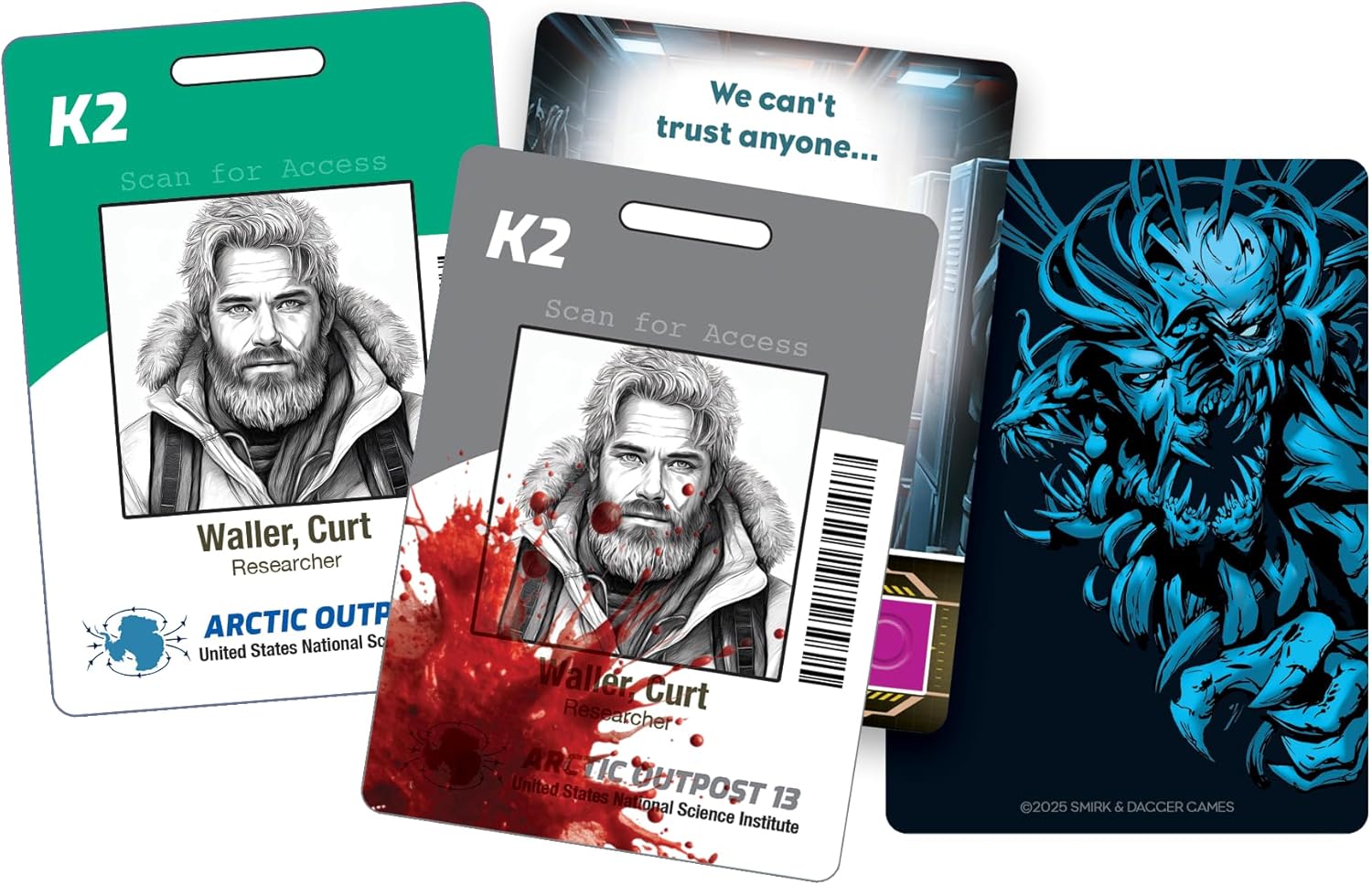 Smirk & Dagger, This Game is Killer Frozen Horror - for Ages 14 and Up, 4 to 10 Players