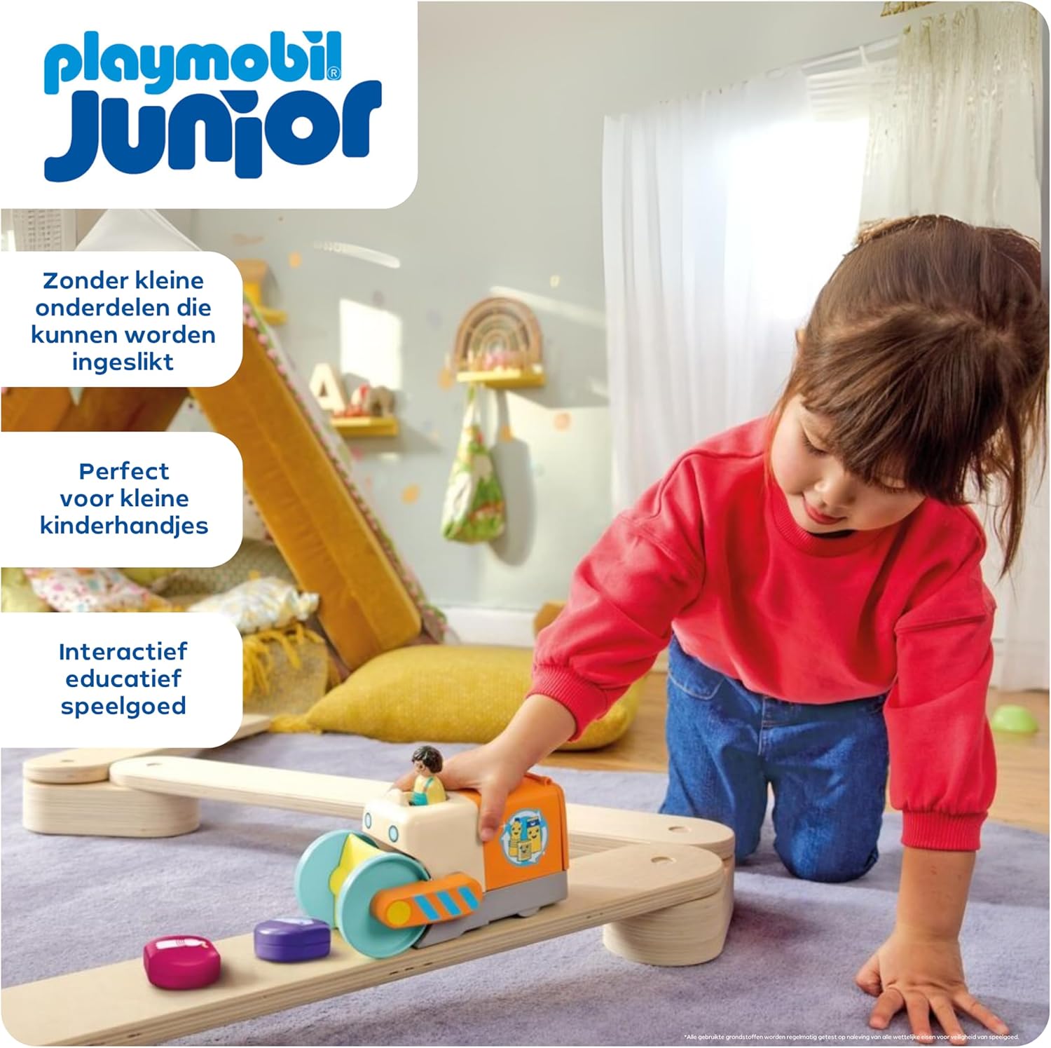 Playmobil - Junior: Push And Grab Garbage Collector (71774)