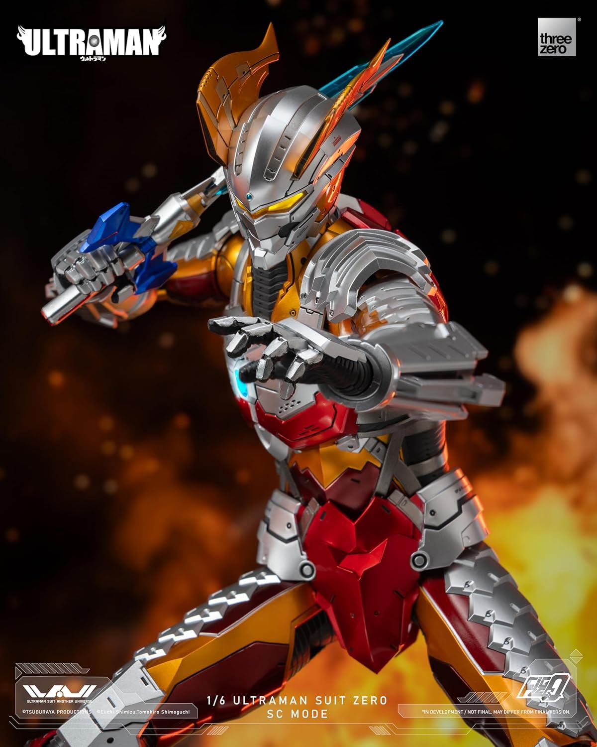 threezero FigZero Ultraman Suit Zero SC Mode 1:6 Scale Action Figure