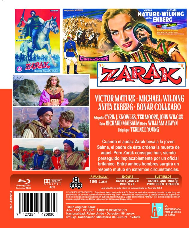 Zarak Khan / Zarak (Blu-Ray