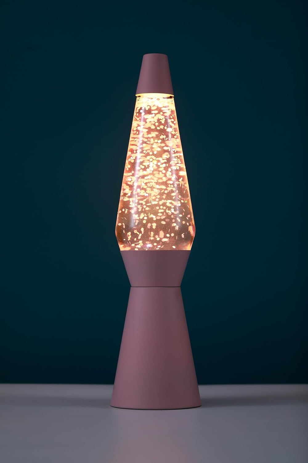 Itotal - Spaceship Glitter Lamp - Pastel Pink - 40 Cm