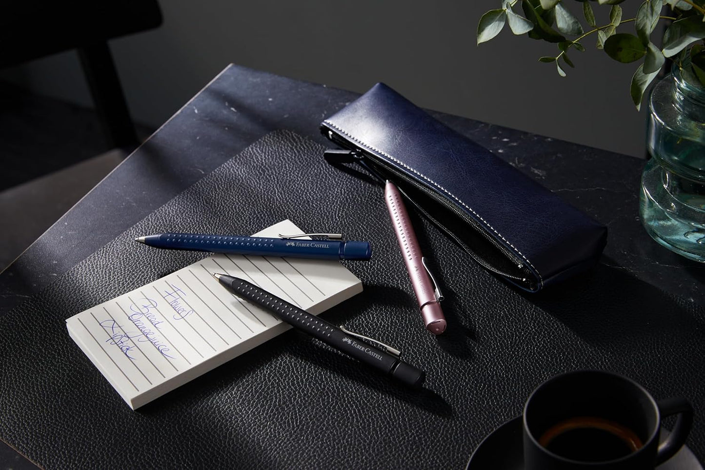 Faber-Castell Grip 2011 Fountain Pen - Fine Nib, Classic Blue
