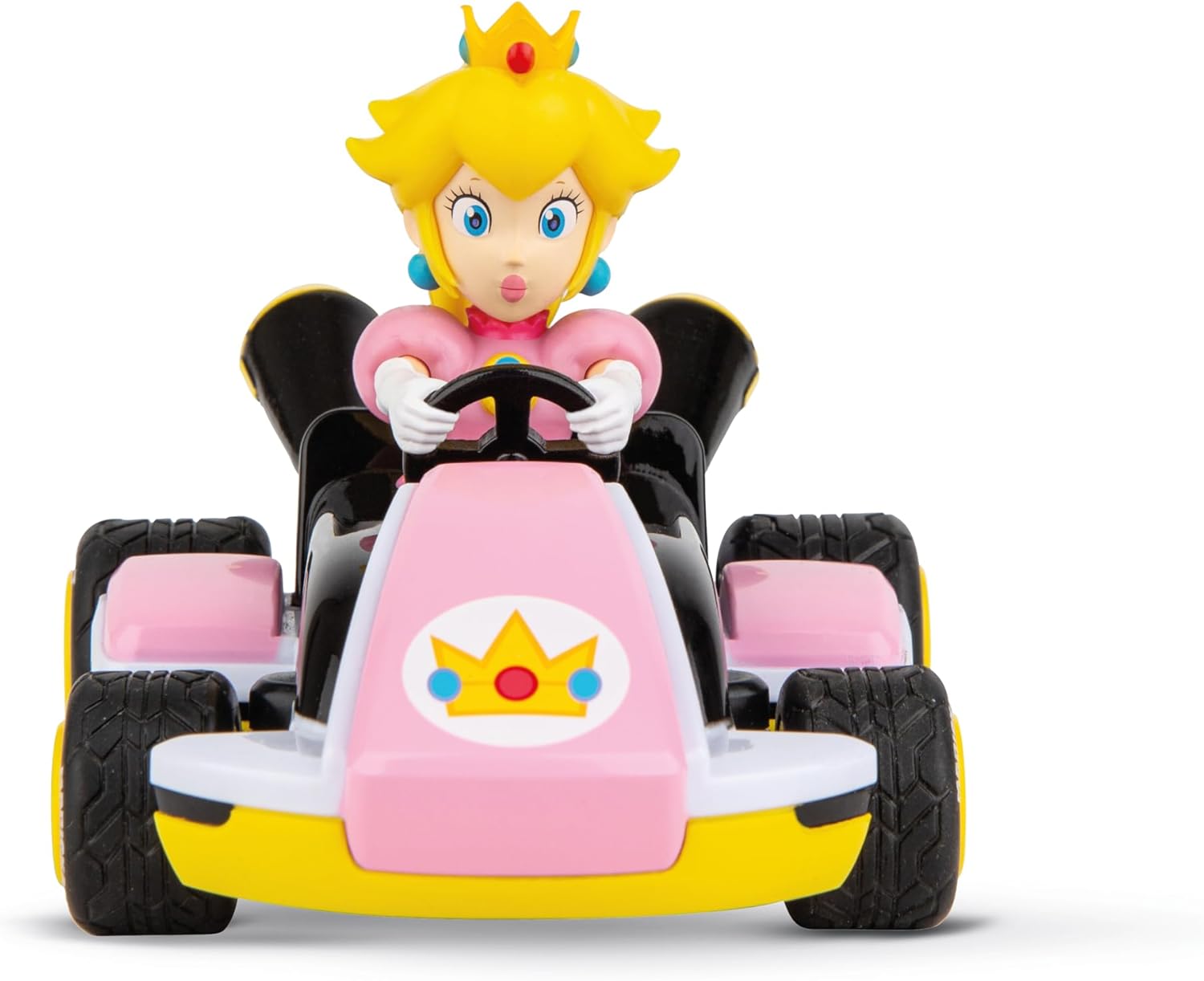 Carrera RC I 2.4GHz Mario Kart Race Kart 1:32 I Peach RC Vehicle I Officially Licensed I Authentic Design I For Nintendo Fans I Remote Controlled Car, Pink