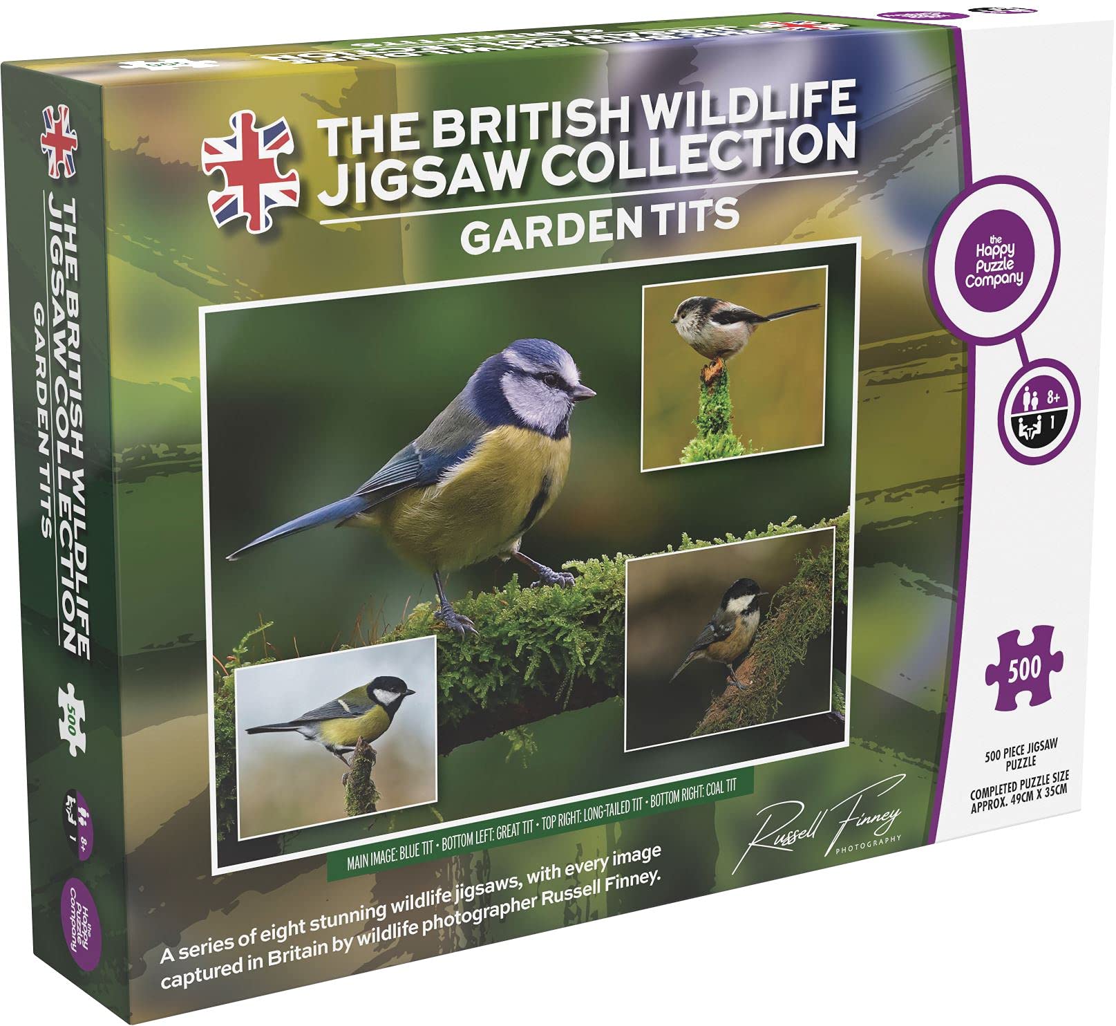Garden Tit Montage 500 Jigsaw Puzzle