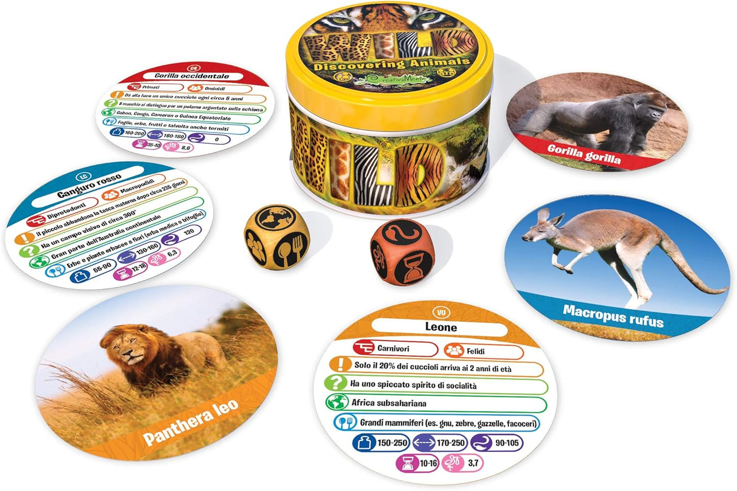 CreativaMente - Wild-Box Game, Multicoloured, 516